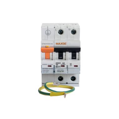 Product Protector Sobretensão Permanentes + Transitorias MAXGE 2P-Classe II-15kA-1,5kV