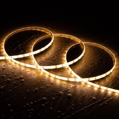 Fita LED 12V SMD 60 LED/m 5m 5W/m 400lm/m Largura 8mm Corte 5cm IP65