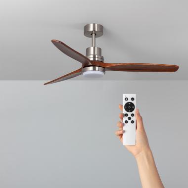 Ventilador de Techo LED Savate Niquel 132cm Motor DC