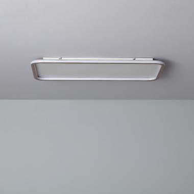 Plafón LED 50W Rectangular Metal 900x600 mm Blanco Seleccionable Allharo