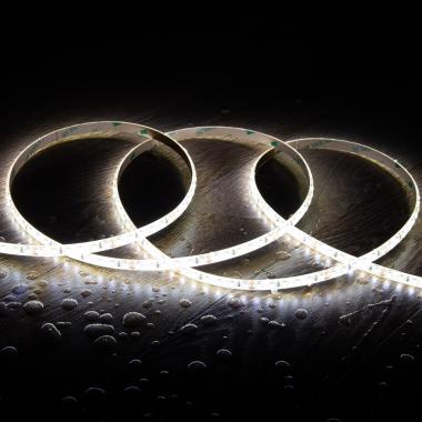 Fita LED 24V SMD 120 LED/m 5m 10W/m 1000lm/m Largura 8mm Corte 5cm IP65