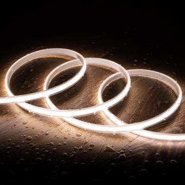 Tira LED Regulable 220V COB Autorrectificada 320 LED/m 8W/m 720 lm/m Ancho 12mm Corte 50cm IP65 CRI90 a Medida
