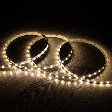Fotografía del producto: Tira LED 24V SMD 60 LED/m 5m 5W/m 500lm/m Ancho 8mm Corte 10cm IP20