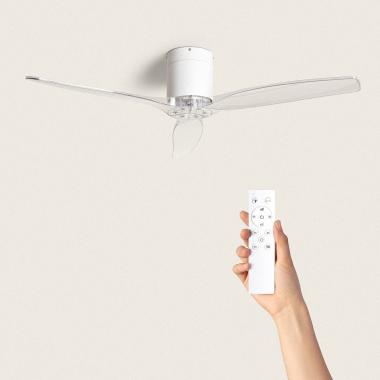 Ventoinha de Teto Silenciosa Angistri Branco 132 cm com Motor DC