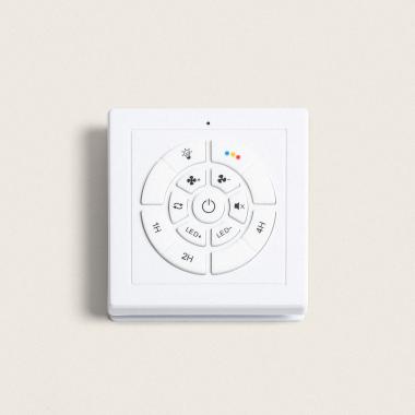 Imagem de Ventoinha de Teto Silenciosa Angistri Branco 132 cm com Motor DC