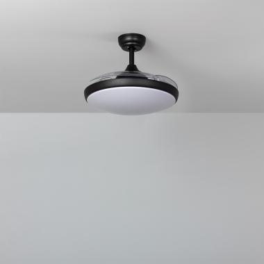 Imagen de Ventilador de Techo Retráctil Silencioso Kourak Negro 106cm Motor DC