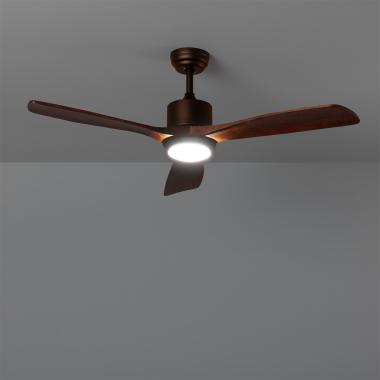 Imagem de Ventoinha de Teto Silenciosa Forest Marrom 132cm Motor DC WiFi 