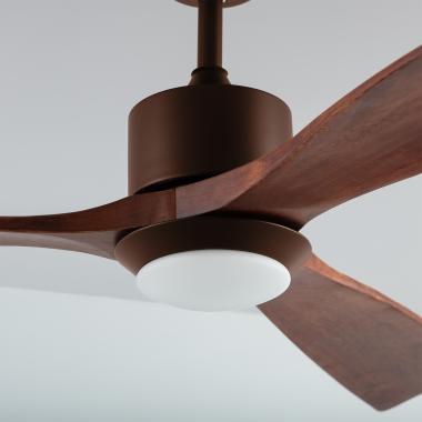 Imagem de Ventoinha de Teto Silenciosa Forest Marrom 132cm Motor DC WiFi 