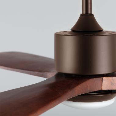 Imagem de Ventoinha de Teto Silenciosa Forest Marrom 132cm Motor DC WiFi 