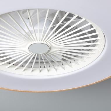 Imagen de Ventilador de Techo Silencioso Dhalia Madera 58cm Motor DC