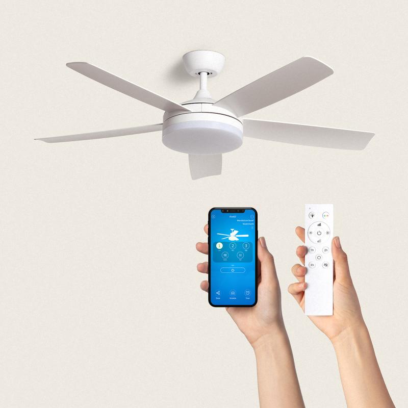 Imagen de Ventilador de Techo Silencioso Patroclo Blanco 132cm Motor DC