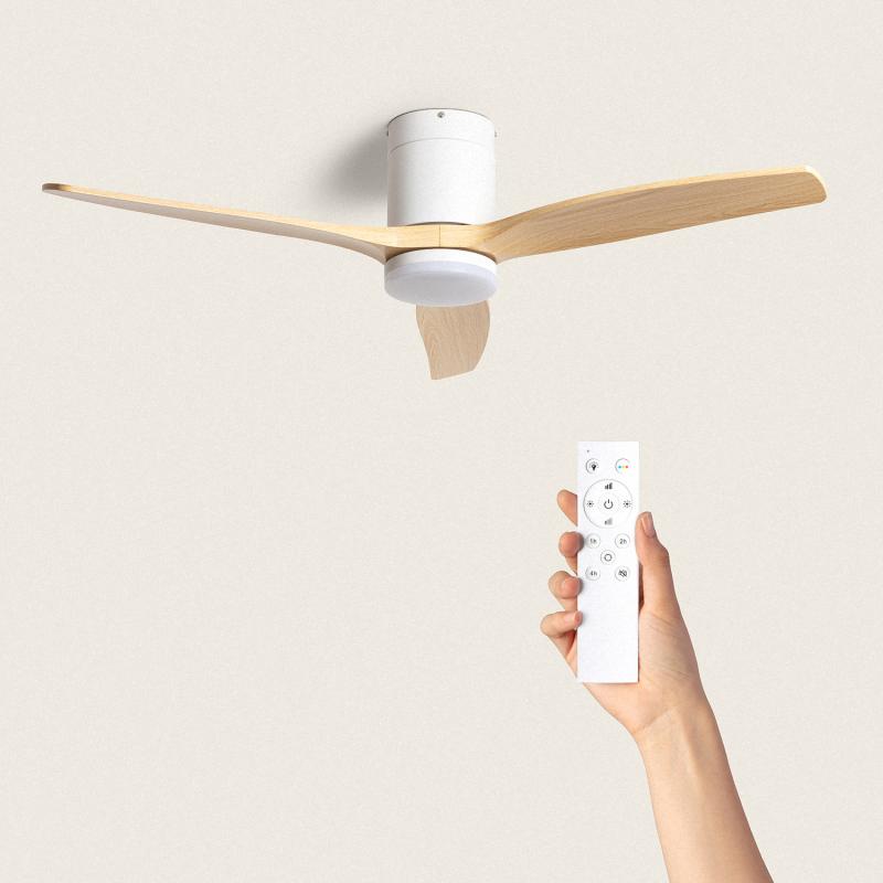 Imagen de Ventilador de Techo Silencioso Angistri Blanco 132cm Motor DC