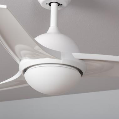 Imagem de Ventoinha de Teto Silenciosa Aran Branca 107cm Motor DC WiFi