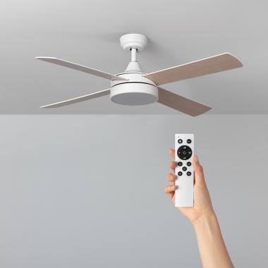 Imagem de Ventoinha de Teto Silenciosa Timor Branca 132cm Motor DC