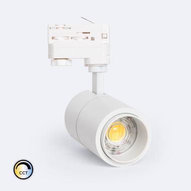 Foco Carril LED Trifásico 20W Pulyx Regulable CCT Multiángulo 15-60º