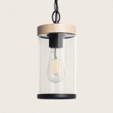 Lámpara Colgante Exterior Cristal Silphco