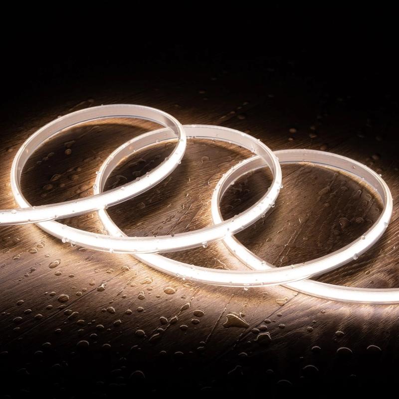 Imagen de Tira LED Regulable 220V COB Autorectificada 320 LED/m 720 lm/m Ancho 12 mm IP65 Corte 50 cm a Medida