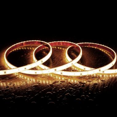 Tira LED Regulable 220V SMD Autorectificada 120 LED/m 14W/m 1680lm/m SILICONE FLEX Ancho 12mm Corte 10cm IP67 a Medida