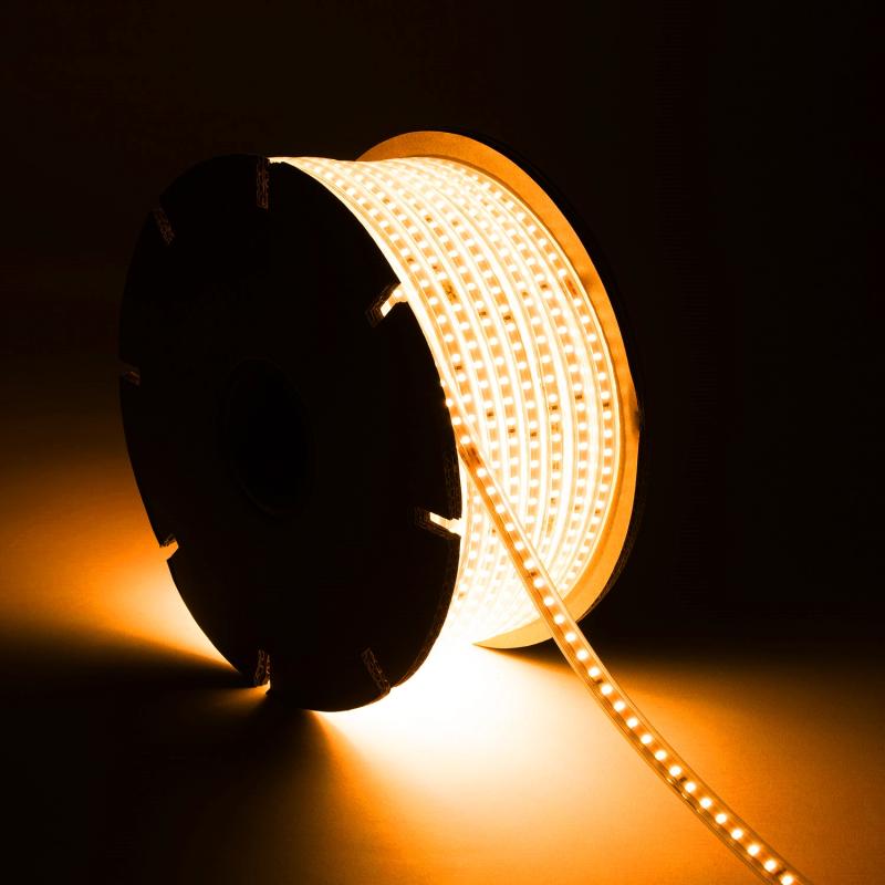 Imagem de Rolo de Fita LED Regulável 220V SMD2835 120LED/m 750 lm/m Largura 12mm 50m IP65