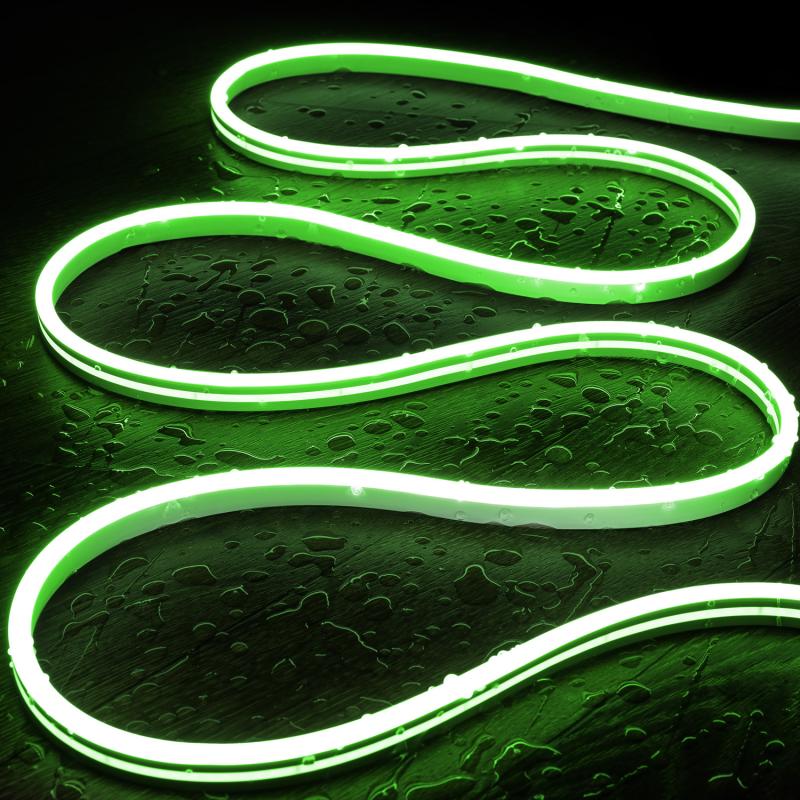 Imagen de Tira LED Neón 48V Verde 8W/m Corte 5cm IP65 N-FLEX 6 a Medida