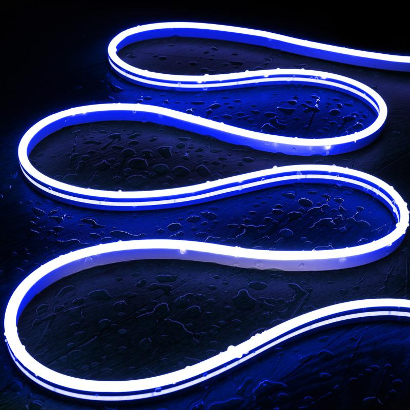 Imagem de Fita LED Neon 48v Azul 8W/m Corte 5cm IP65 NFLEX6 à Medida