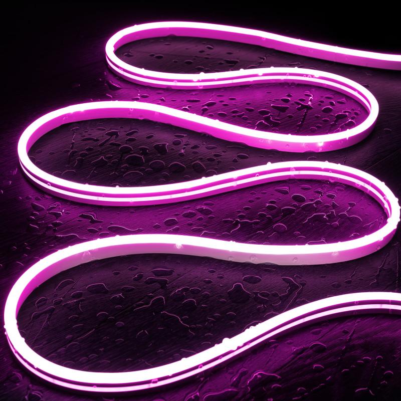 Imagen de Tira LED Neón 48V Rosa 8W/m Corte 5cm IP65 N-FLEX 6 a Medida