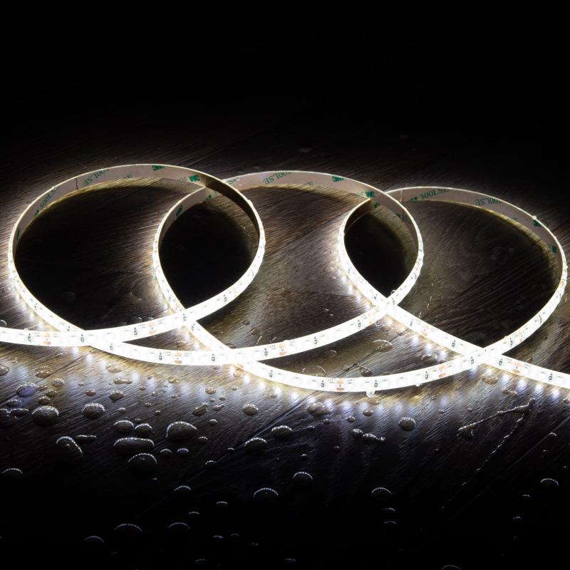 Imagen de Tira LED 24V SMD 120 LED/m 5m 10W/m 1000lm/m Ancho 8mm Corte 5cm IP65