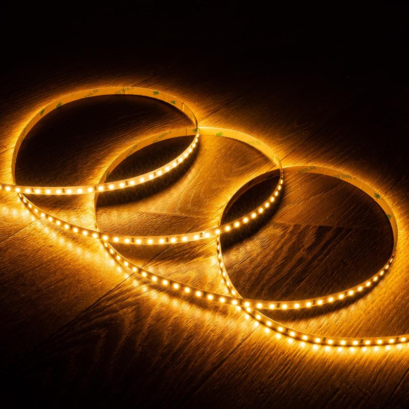 Imagen de Tira LED 24V SMD 120 LED/m 5m 10W/m 1000lm/m Ancho 8mm Corte 5cm IP20