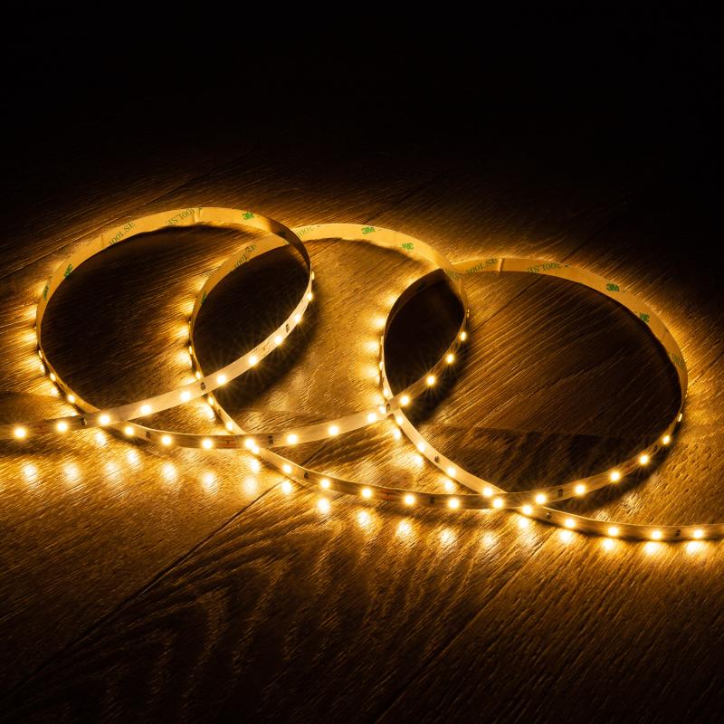 Imagem de Fita LED 24V SMD 60 LED/m 5m 5W/m 500lm/m Largura 8mm Corte 10cm IP20