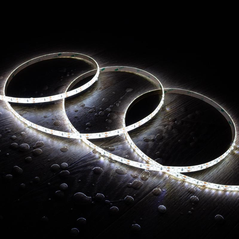 Imagen de Tira LED 12V SMD 120 LED/m 5m 10W/m 1000lm/m Ancho 8mm Corte 2.5cm IP65