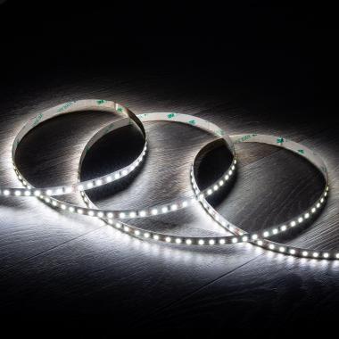 Fita LED 12V SMD 120 LED/m 5m 10W/m 1000lm/m Largura 8mm Corte 2.5cm IP20