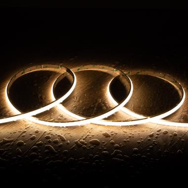 Fita LED 24V WCOB 252 LED/m 5m 12W/m 1080lm/m Largura 10mm FreeCut IP65 CRI90 SILICONE FLEX