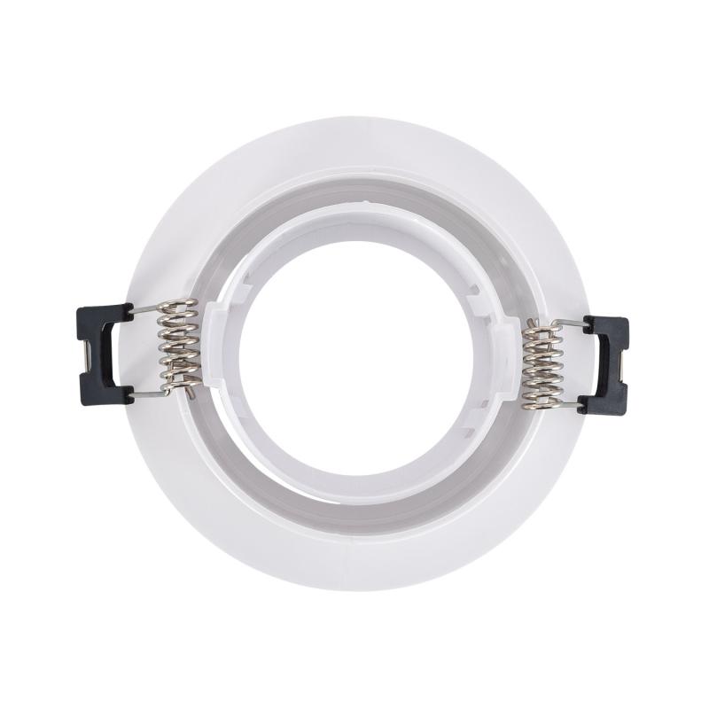 Imagem de Aro Downlight Circular Inclinável para Lâmpadas LED GU10 / GU5.3 Corte Ø 75 mm