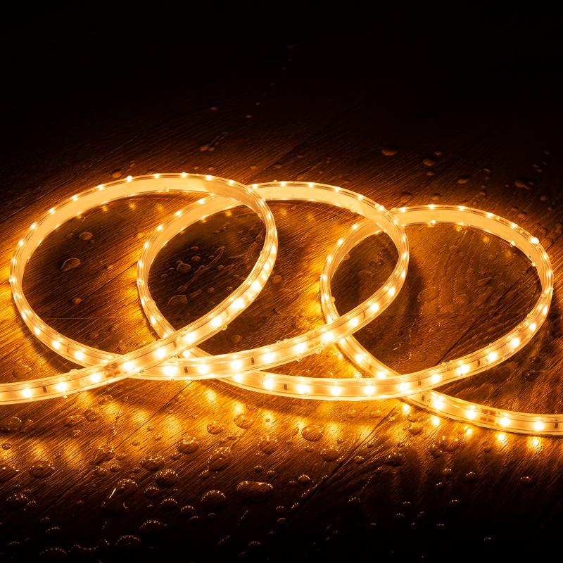 Imagem de Fita LED 220V SMD2835 60LED/m Branco Super Quente IP65 Largura 12mm Corte 100cm
