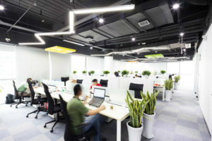 iluminación led en oficinas
