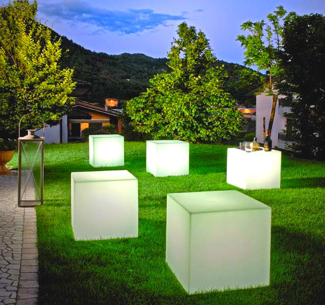 Cubo luminoso a LED