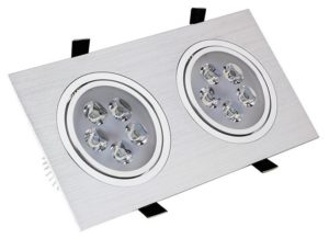 Prostokątny downlight LED