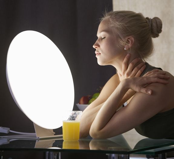 La terapia della luce LED per il trattamento della SAD