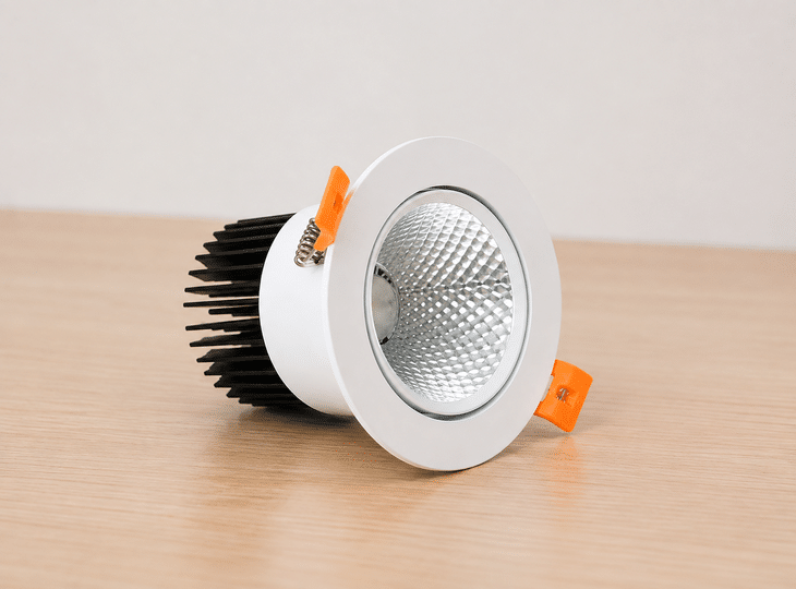 LED downlights a jejich připojovací systémy