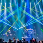 sistemas de control de la iluminación en un concierto