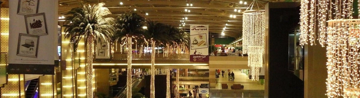 decoración de negocios con luces led