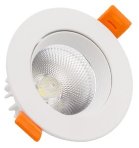 Foco downlight LED cob direccionable
