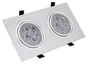 Foco LED downlight rectangular