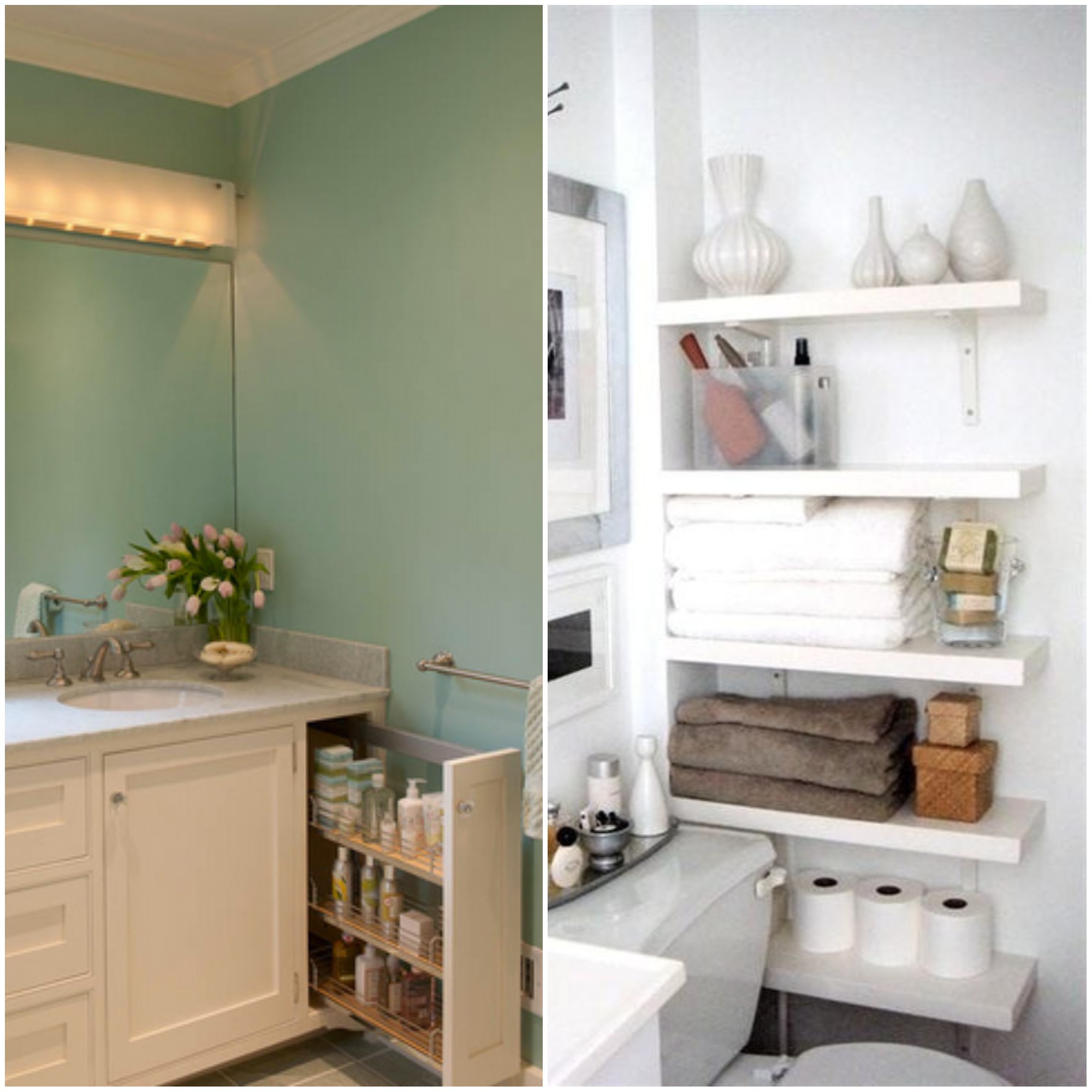 ◉ Cómo iluminar y decorar baños pequeños
