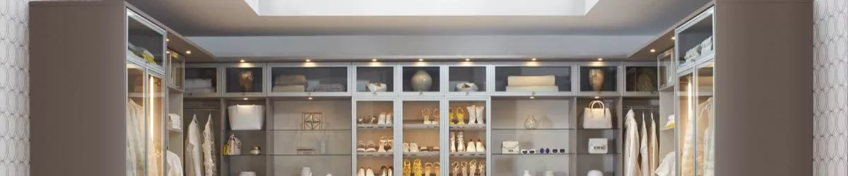 Claves para iluminar bien un vestidor correctamente