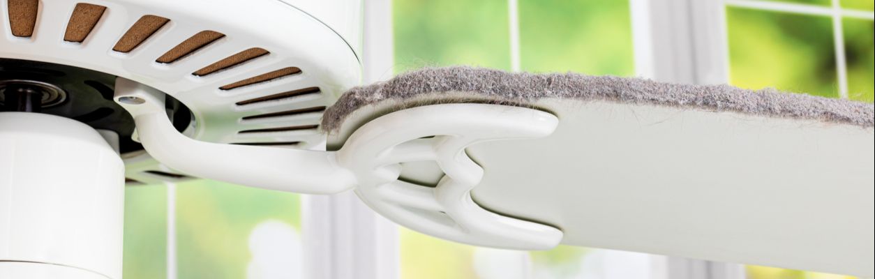 limpiar-ventilador-techo-sucio