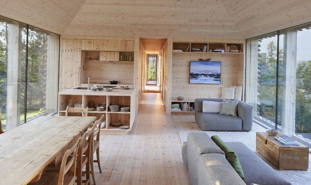 Nordische Hütte