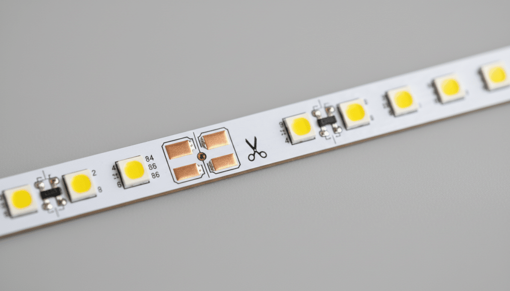 Ořezávat značky označené na LED pásek