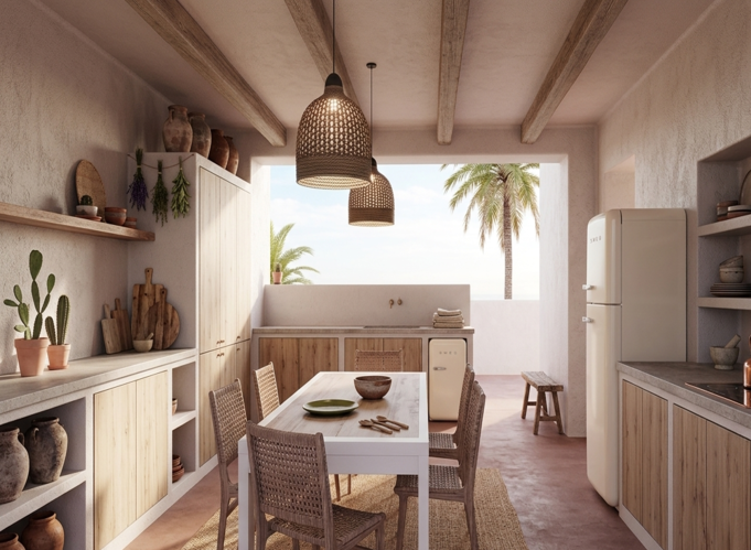 Cuisine au style naturel