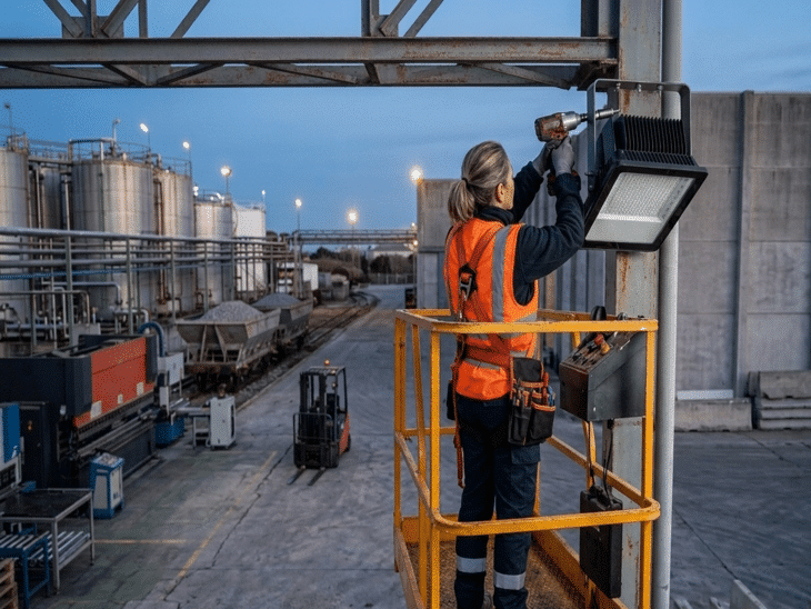 Instalación foco proyector LED